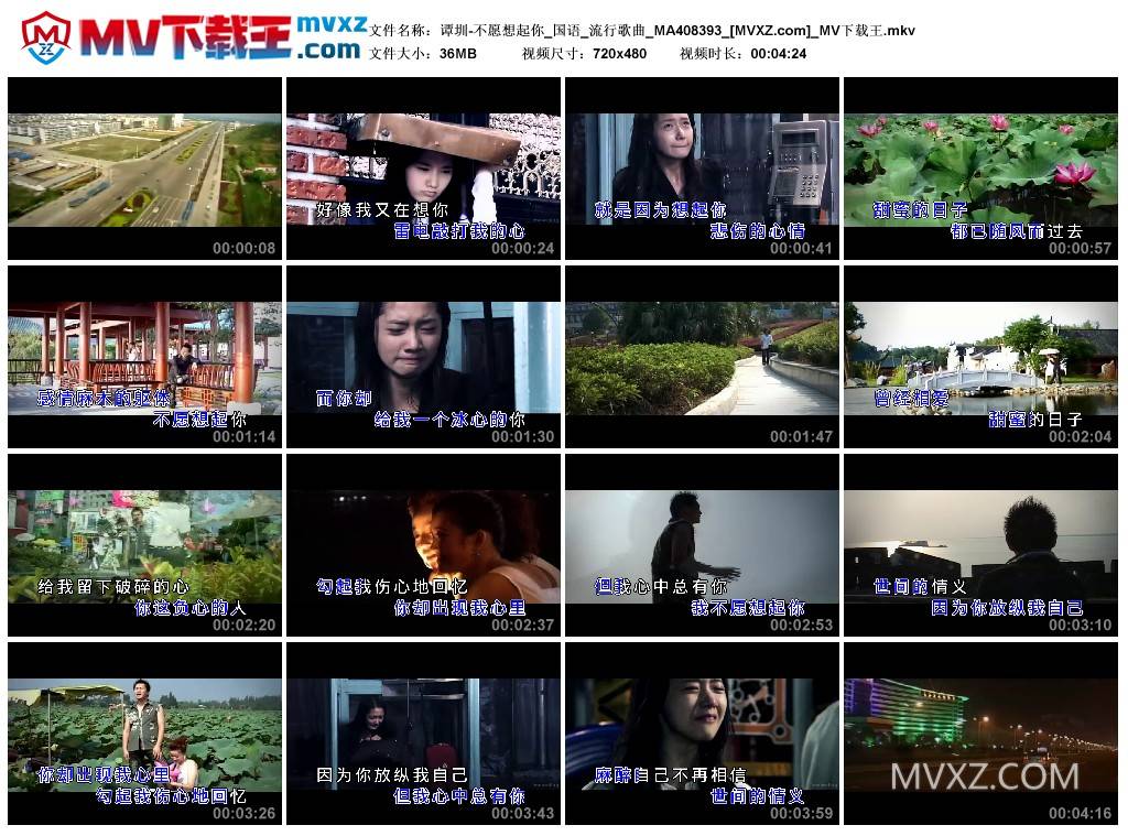 谭圳-不愿想起你_国语_流行歌曲_MA408393